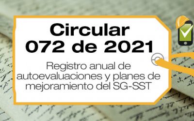 CIRCULAR 0072 DE 2021